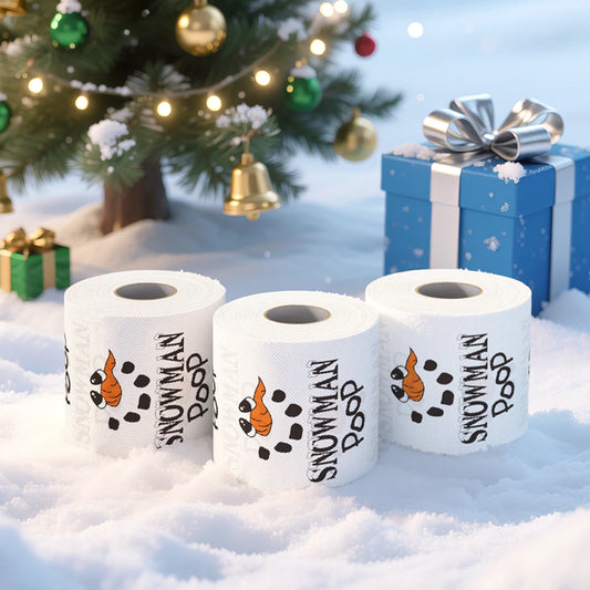 Funny Christmas Toilet Paper – Holiday Novelty Roll (Multiple Designs)