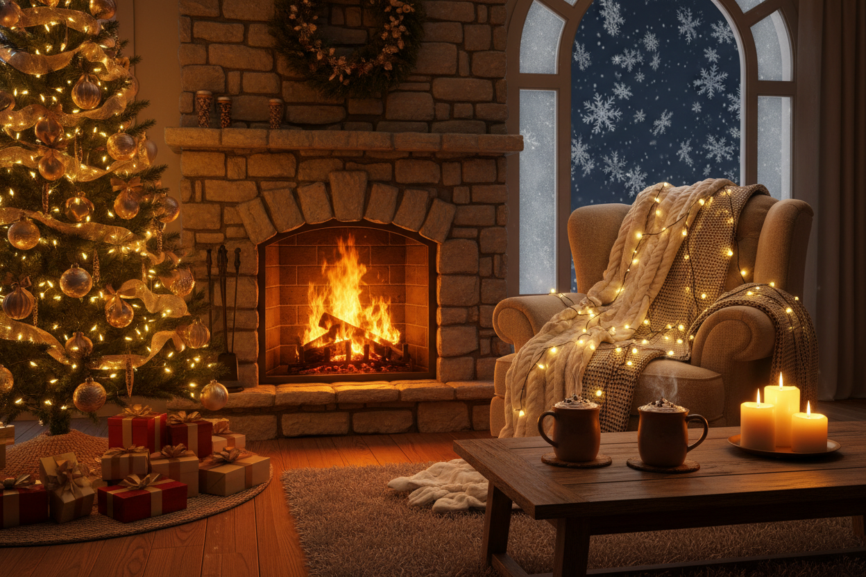 cozy warm christmas